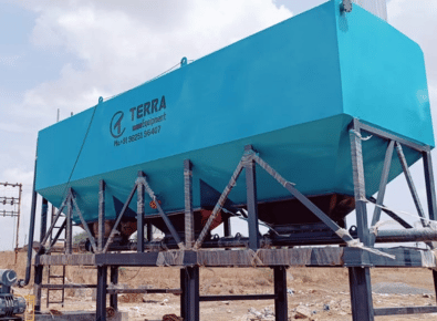 Horizontal Cement Fly Ash Storage Silo